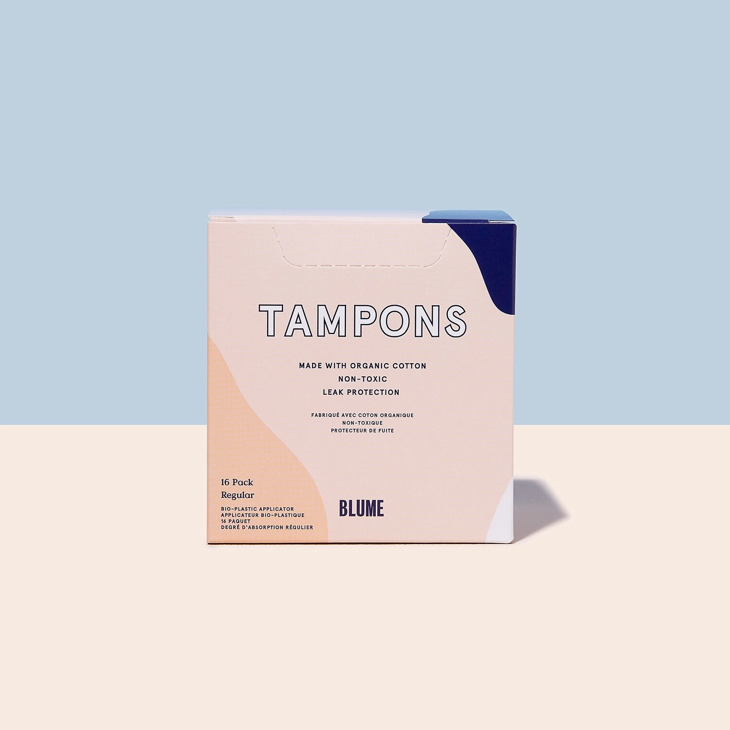 Blume Regular Tampons - 16 Pack, 100% Organic Cotton, Vegan, Clean - Image 6