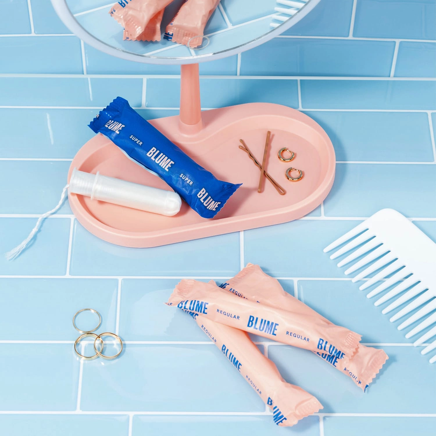 Blume Regular Tampons - 16 Pack, 100% Organic Cotton, Vegan, Clean - Image 2