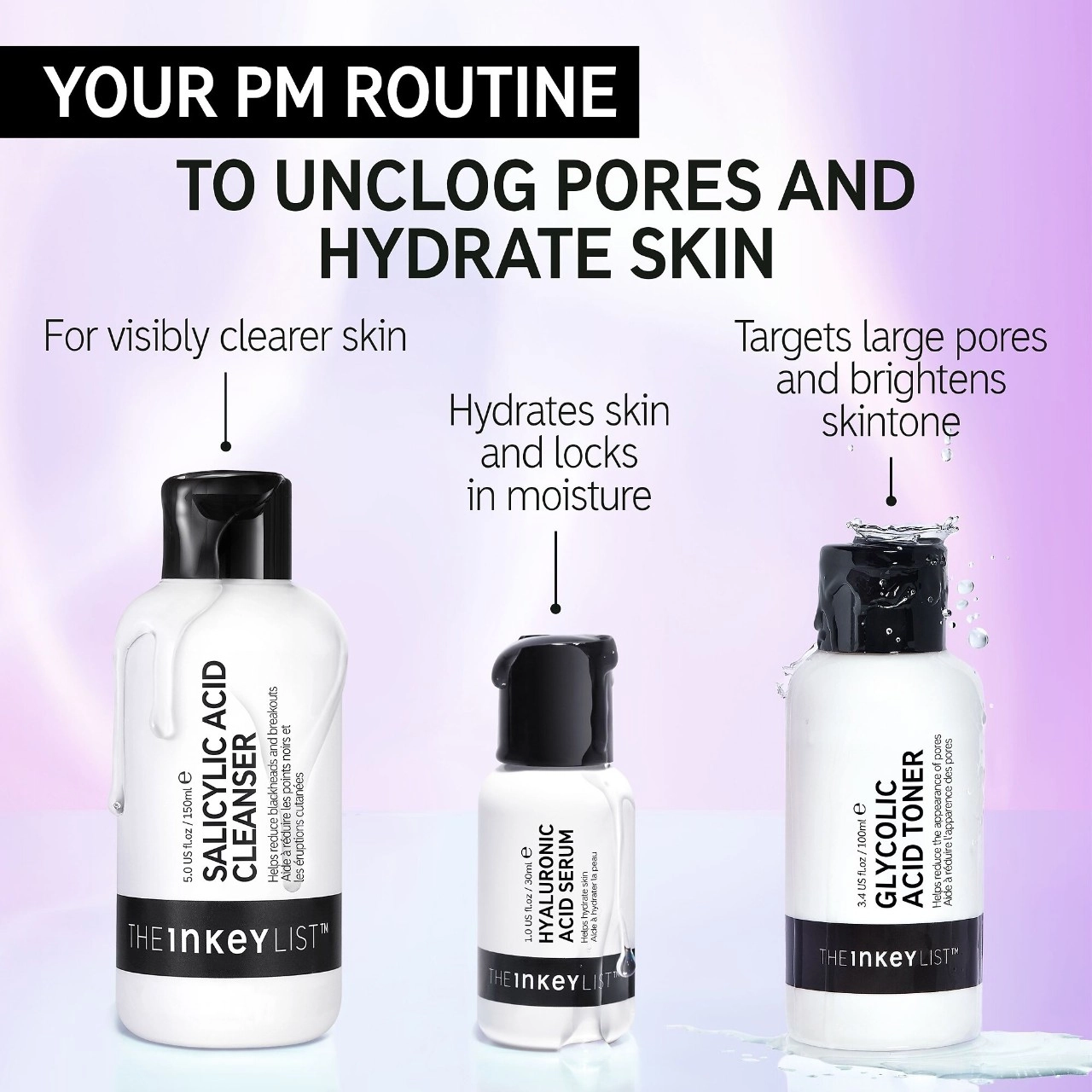 The INKEY List Glycolic Acid Exfoliating Toner 3.4 oz/100 mL - Image 4