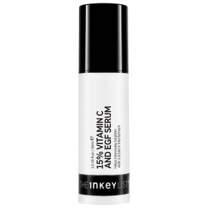 The INKEY List 15% Vitamin C and EGF Brightening Serum - 1 oz/30 mL