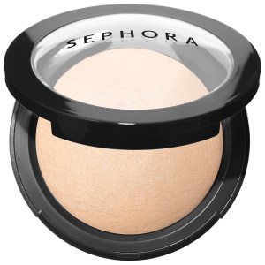 SEPHORA COLLECTION Microsmooth Multi-Tasking Baked Face Powder Foundation 25 Beige - Light with Yellow Undertones Natural Finish Vegan Fragrance Free