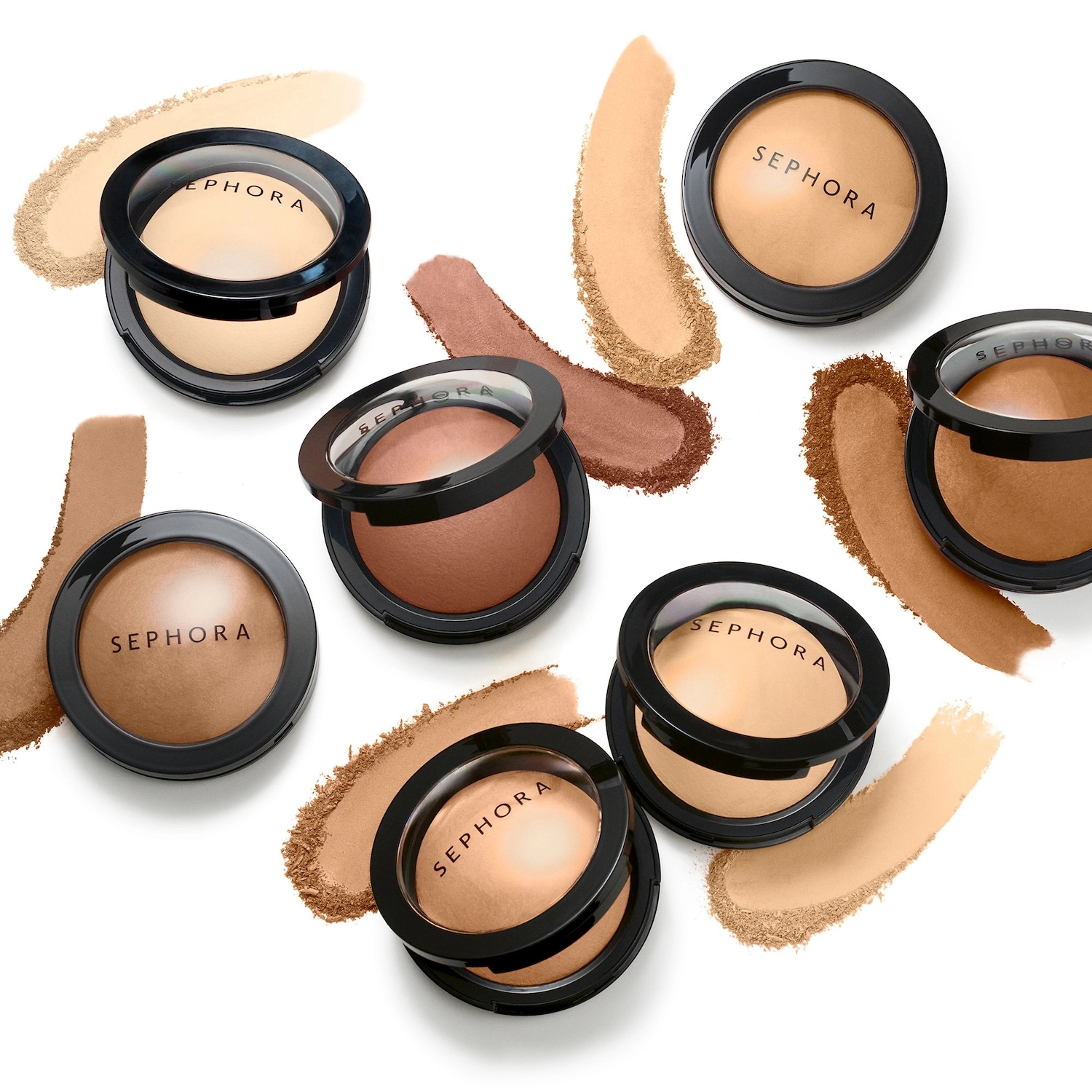 Microsmooth Multi-Tasking Baked Face Powder Foundation Color: 58 Almond - Tan with Yellow Undertones - Image 5