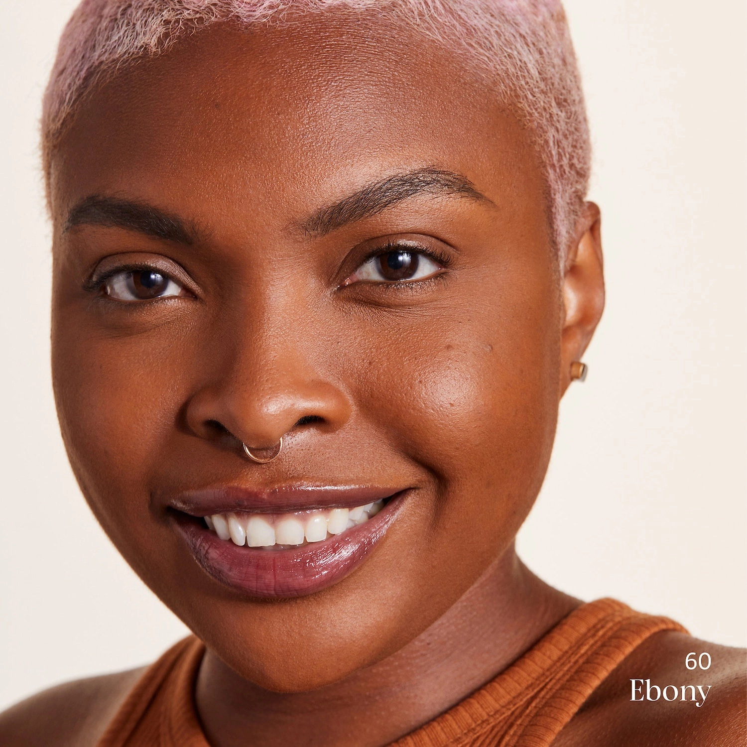 SEPHORA COLLECTION Microsmooth Multi-Tasking Baked Face Powder Foundation Color 60 Ebony - Image 3