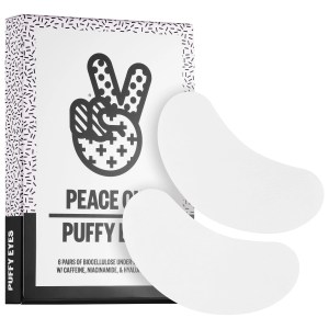 Peace Out Puffy Under-Eye Patches 6x Pairs Vegan Dark Circles