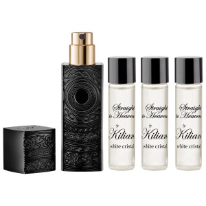 KILIAN Paris Straight To Heaven, White Cristal Refill Set 4 x 0.25 oz/7.5 mL Woody & Earthy Scent Unisex