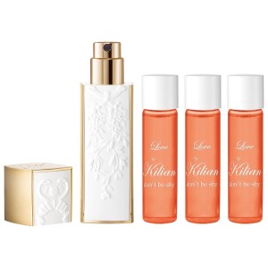 KILIAN Paris Love, Don't be Shy Mini Spray Set - Floral Scent, Unisex, 4 Refills, 1 Travel Spray