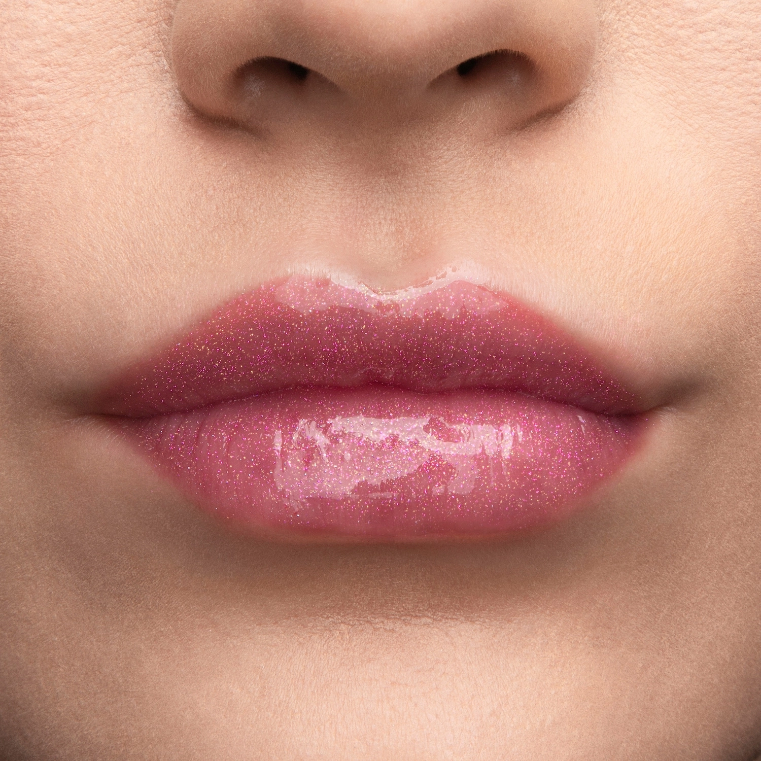 Too Faced Lip Injection Power Plumping Hydrating Lip Gloss Color: Paid Off - Mauve with Sparkle - Image 3