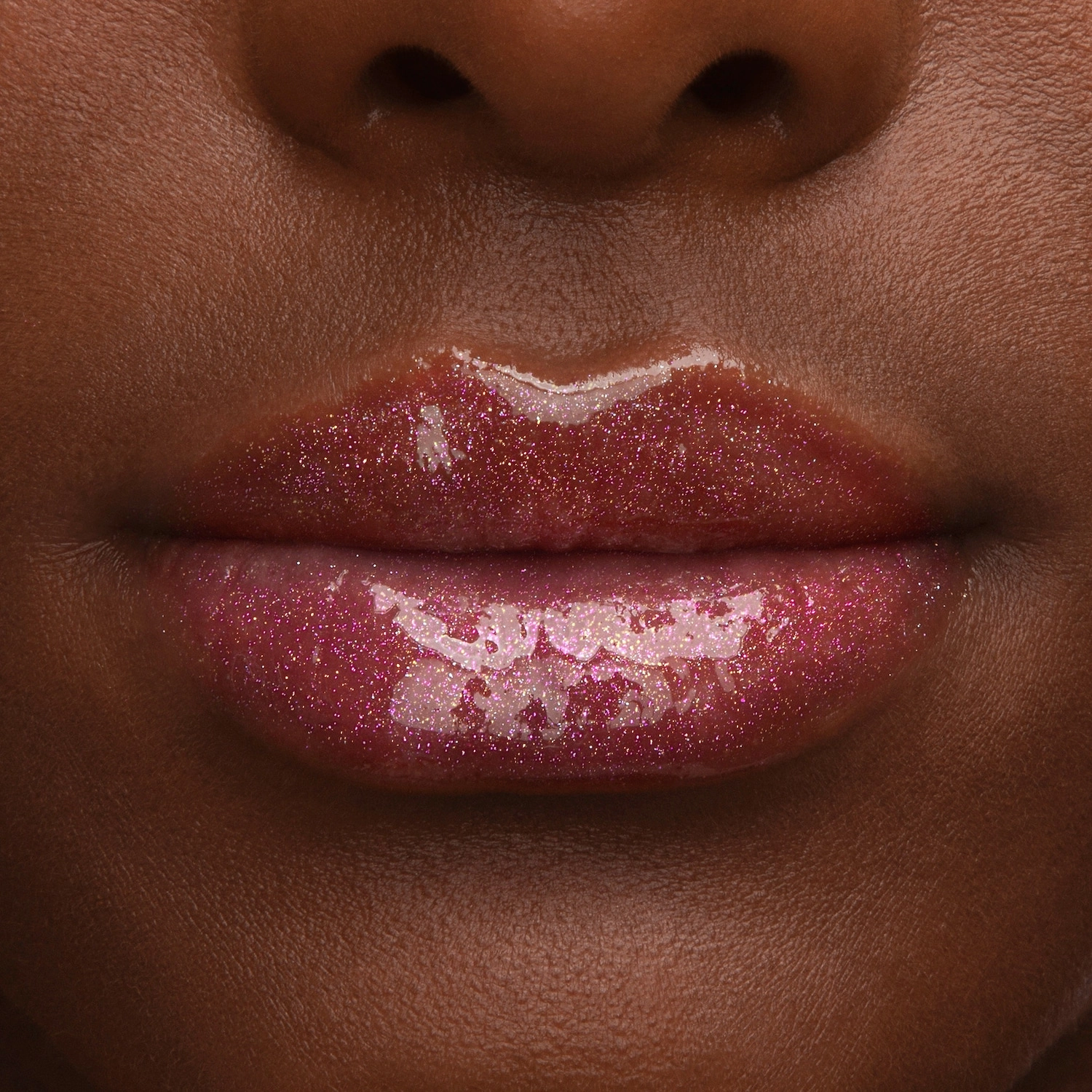 Too Faced Lip Injection Power Plumping Hydrating Lip Gloss Color: Paid Off - Mauve with Sparkle - Image 5