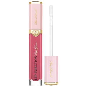 Too Faced Lip Injection Power Plumping Hydrating Lip Gloss Color: Just A Girl - Flushed Coral Pink
