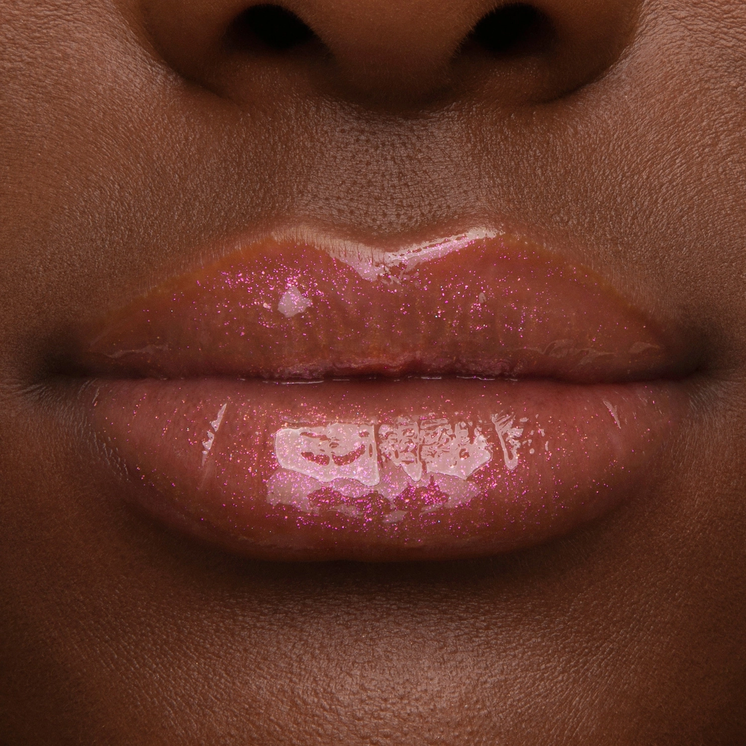 Too Faced Lip Injection Power Plumping Hydrating Lip Gloss Color: Secret Sauce - Light Peach with Sparkle - Image 5