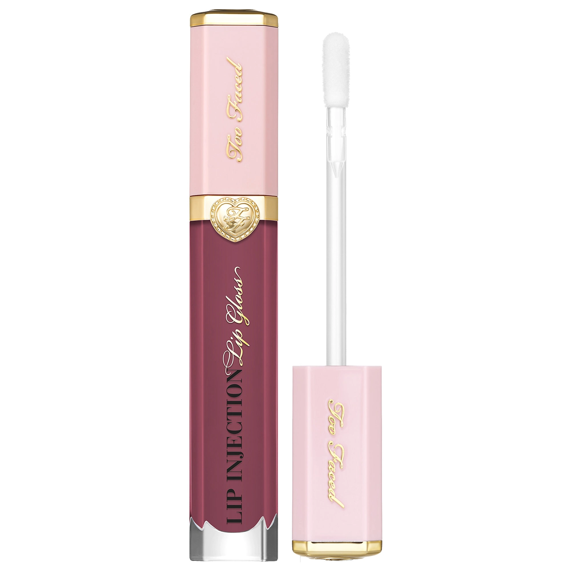 Too Faced Lip Injection Power Plumping Hydrating Lip Gloss Color: Wanna Play - Warm Rustic Mauve