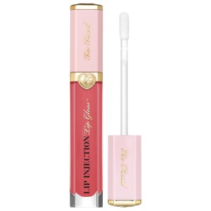 Too Faced Lip Injection Power Plumping Hydrating Lip Gloss Color: On Blast - Bright Coral