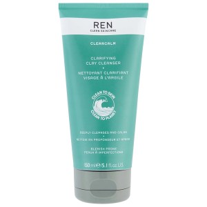 REN Clean Skincare Clearcalm Clarifying Clay Cleanser 5.1 oz/150 mL