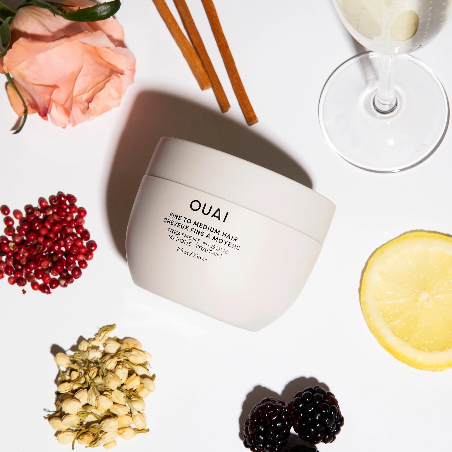 OUAI Treatment Mask for Fine and Medium Hair 8 oz/ 236 mL - Image 4