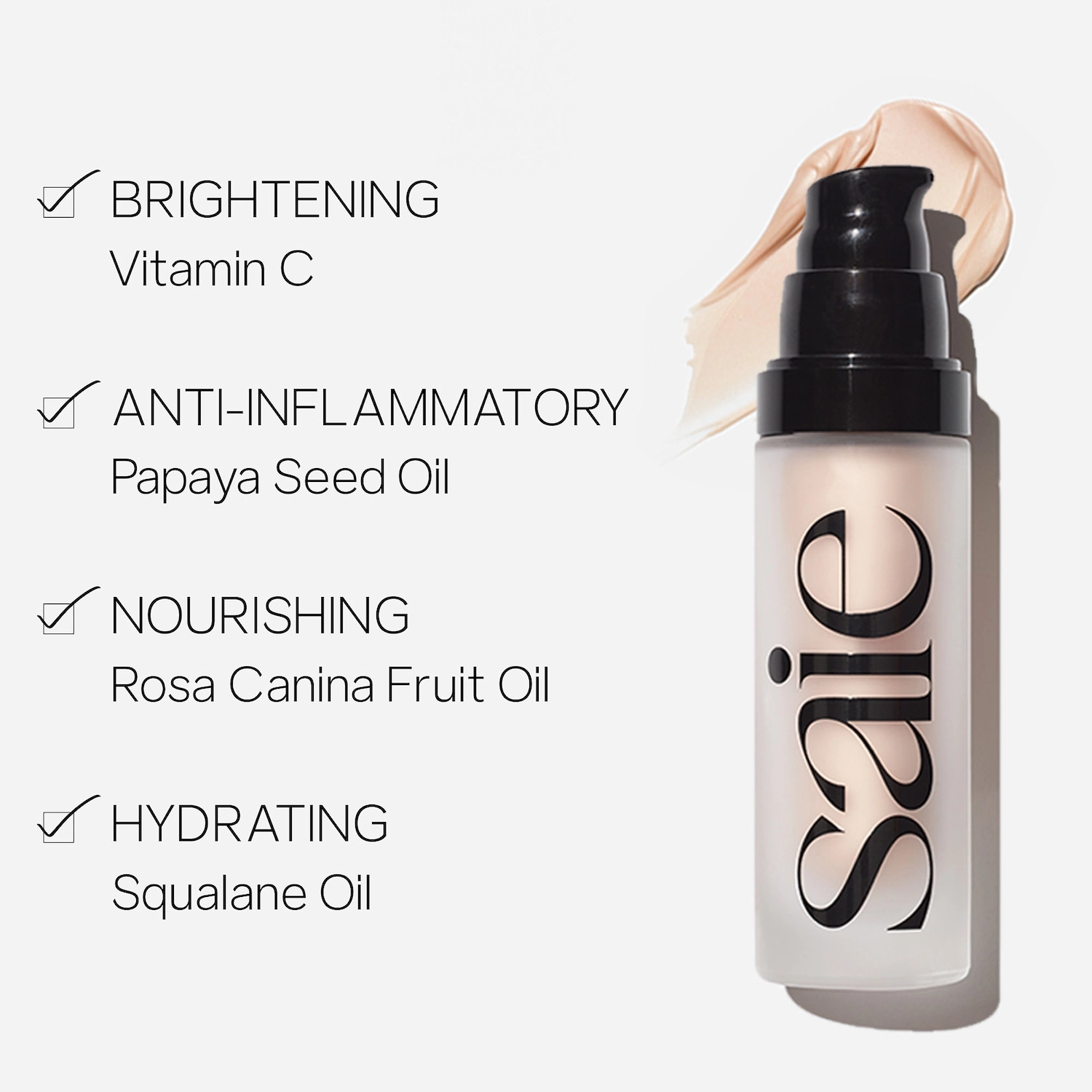 Saie Glowy Super Gel Lightweight Dewy Highlighter Color: Starglow - Universal Champagne - Image 5