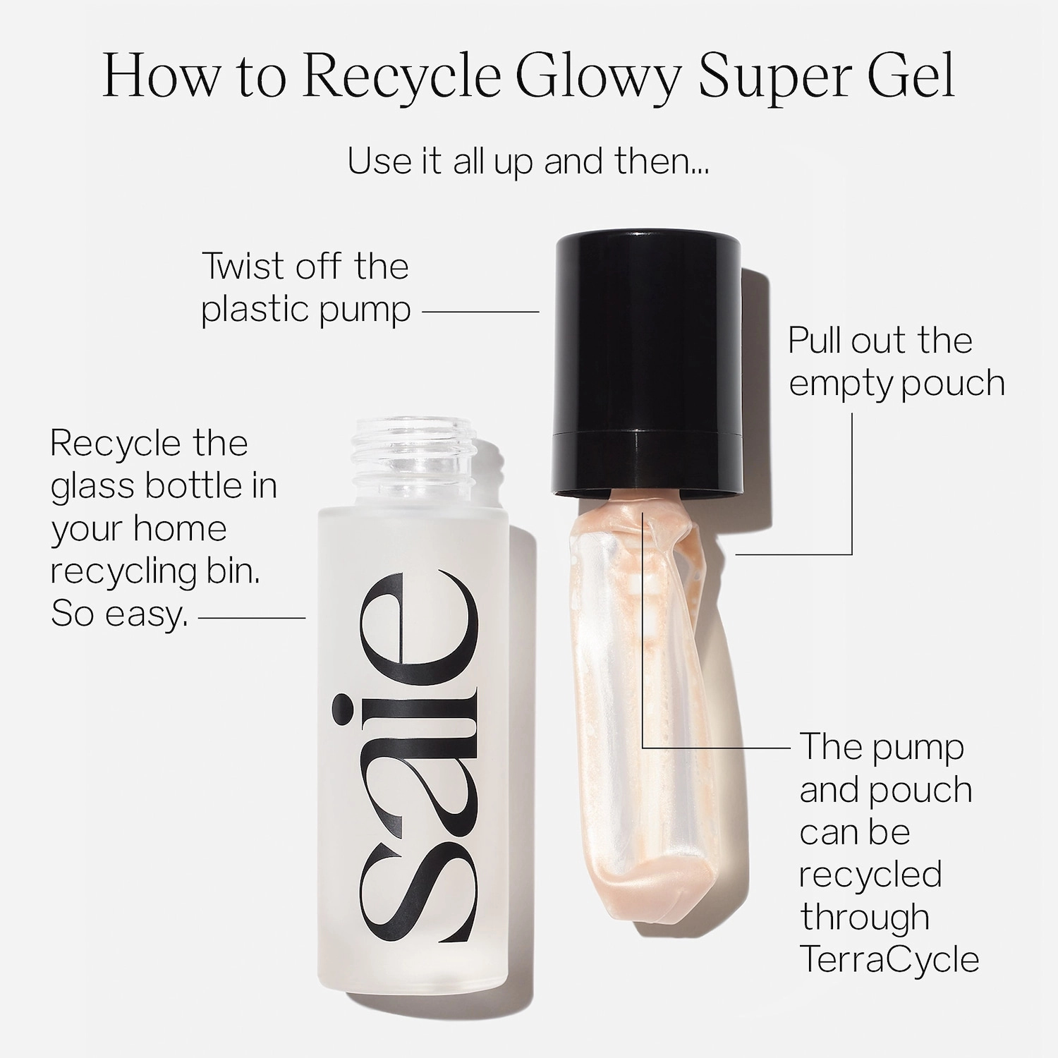 Saie Glowy Super Gel Lightweight Dewy Highlighter Color: Starglow - Universal Champagne - Image 3