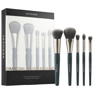 SEPHORA COLLECTION Charcoal Infused Vegan Makeup Brush Set