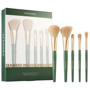 SEPHORA COLLECTION Seaweed Infused Vegan Makeup Brush Set