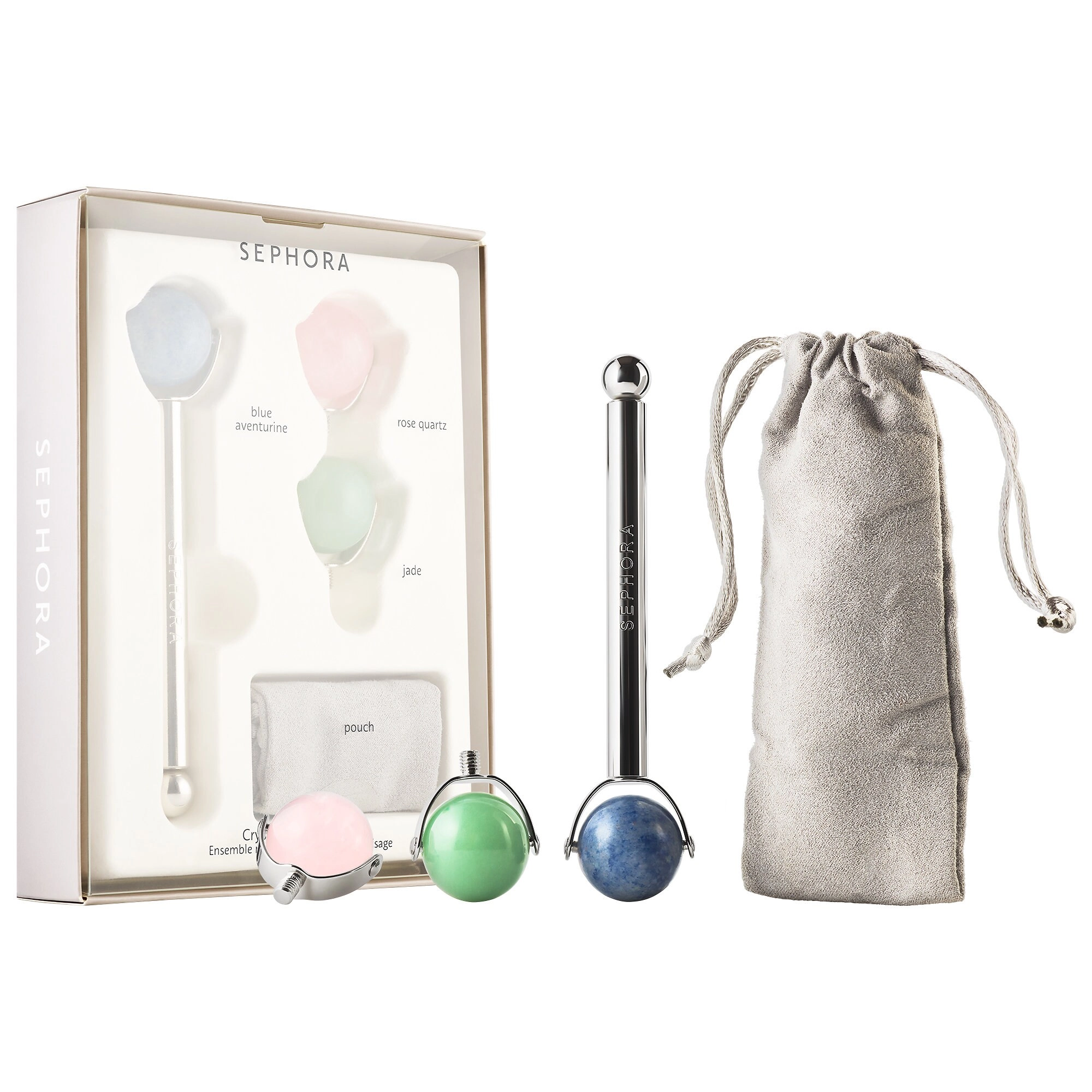 SEPHORA COLLECTION Crystal Facial Roller Set