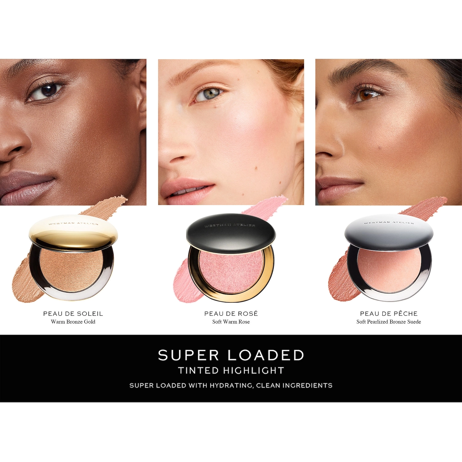 Westman Atelier Super Loaded Tinted Cream Highlighter - Peau de Soleil, Vegan - Image 7