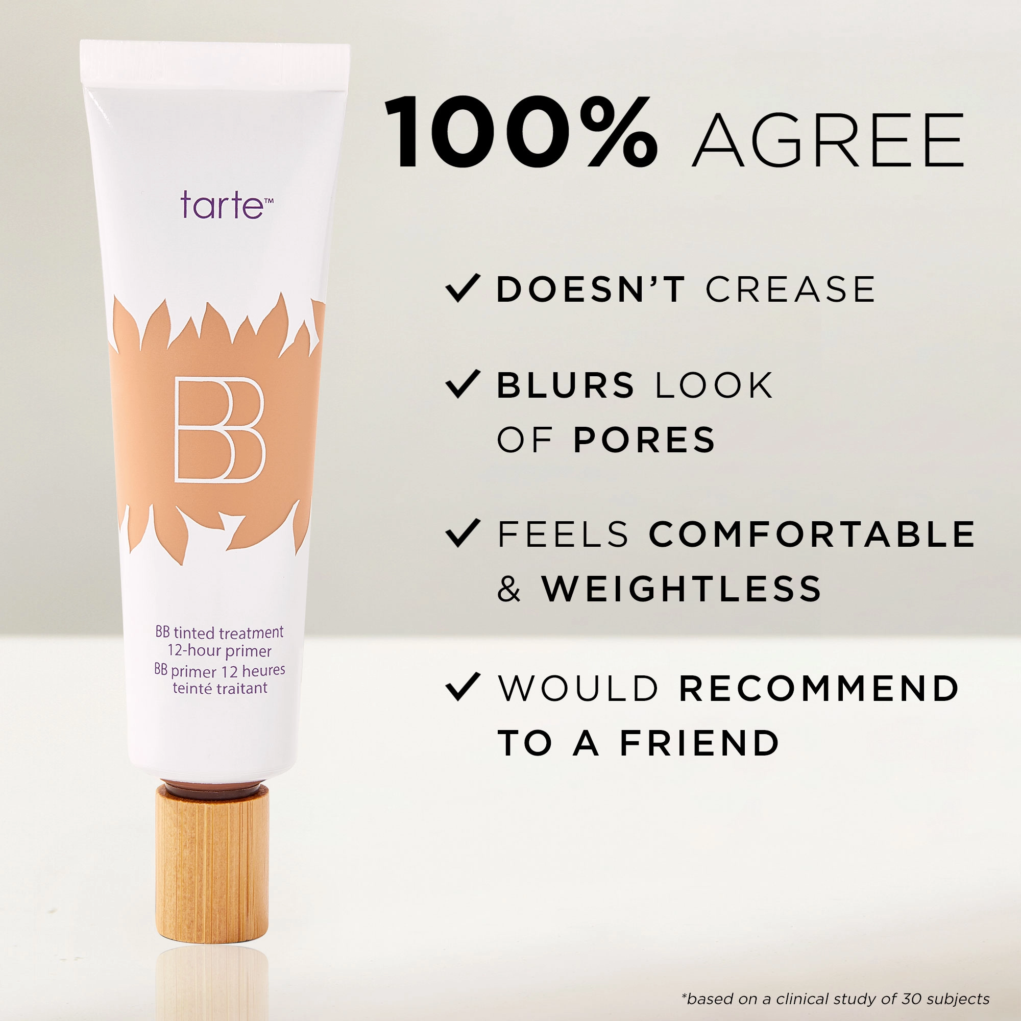 Tarte BB Blur Tinted Moisturizer Deep Vegan Matte Finish Medium Coverage - Image 4