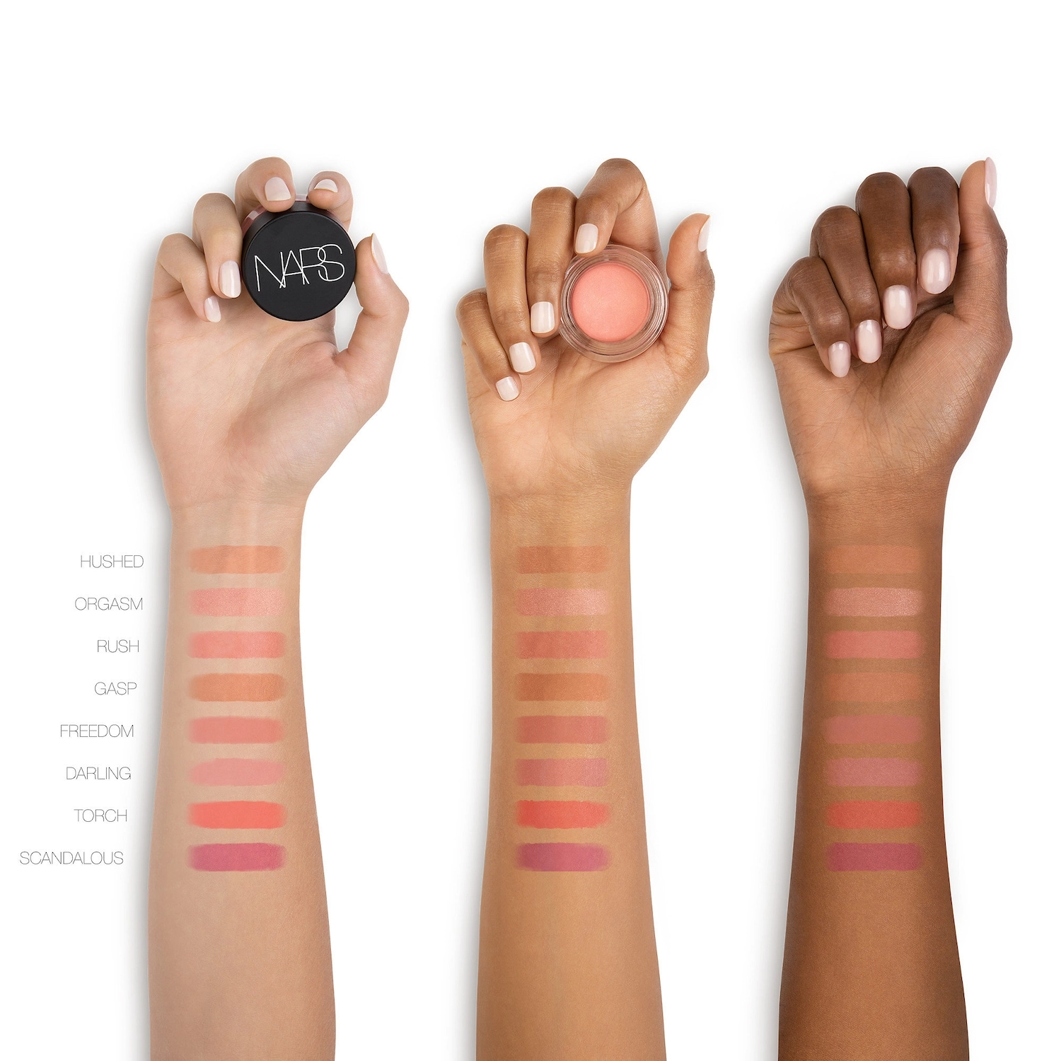 NARS Air Matte Sheer Cream Blush - Rush, Sheer Matte Peach, Vegan - Image 4