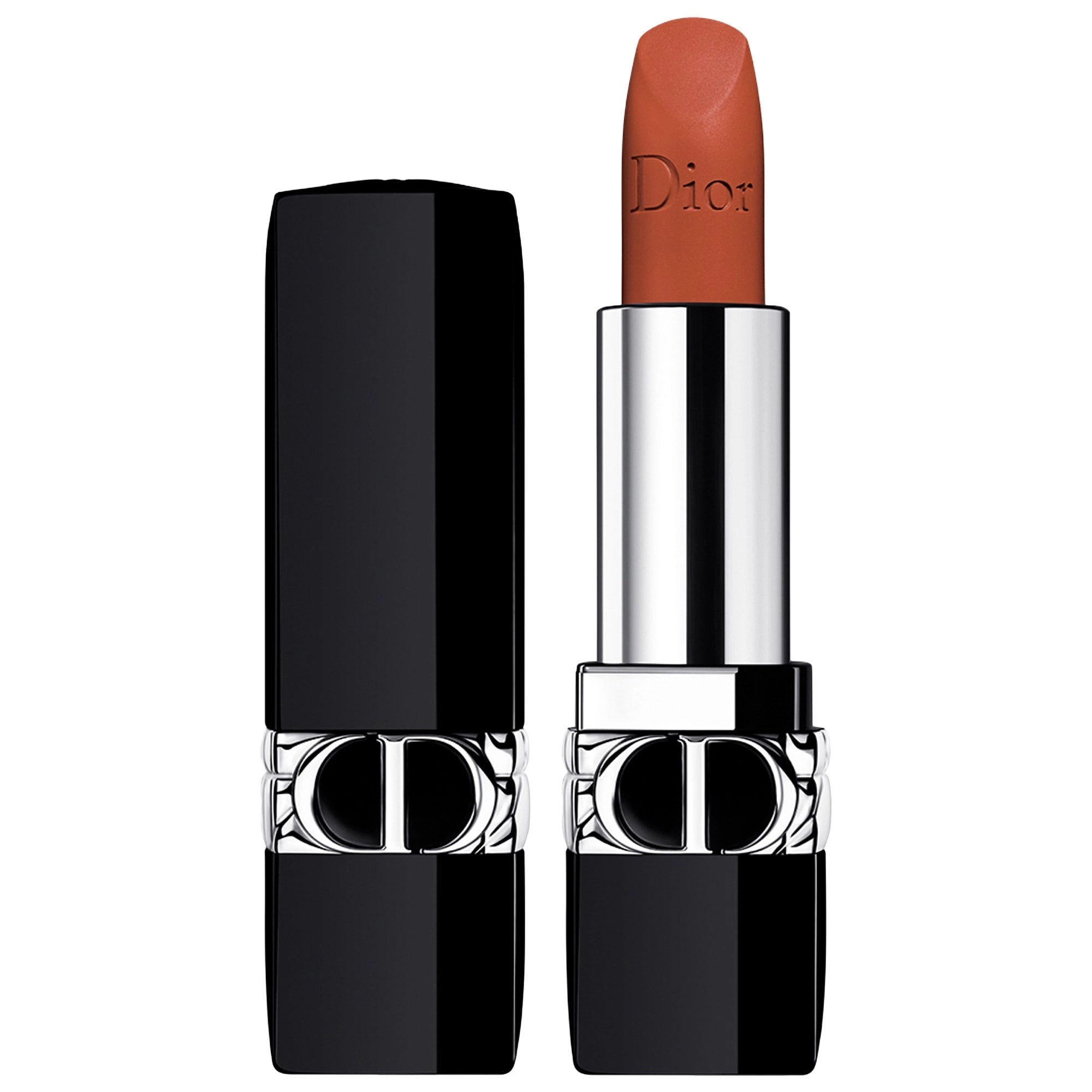 Dior Rouge Dior Refillable Lipstick Color: 814 Rouge Atelier Matte - Brick Red
