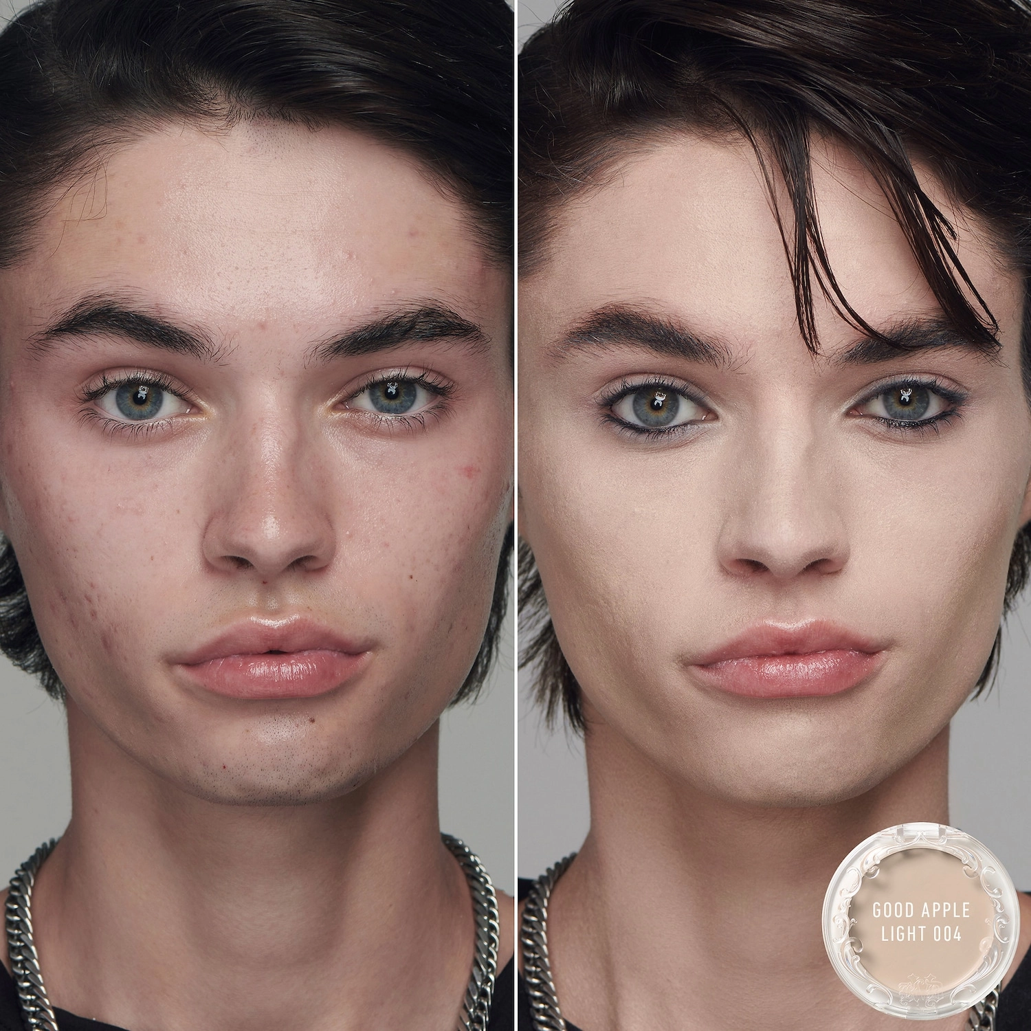 KVD Beauty Good Apple Lightweight Full-Coverage Cream Foundation Balm Color: Light 004 - Image 2