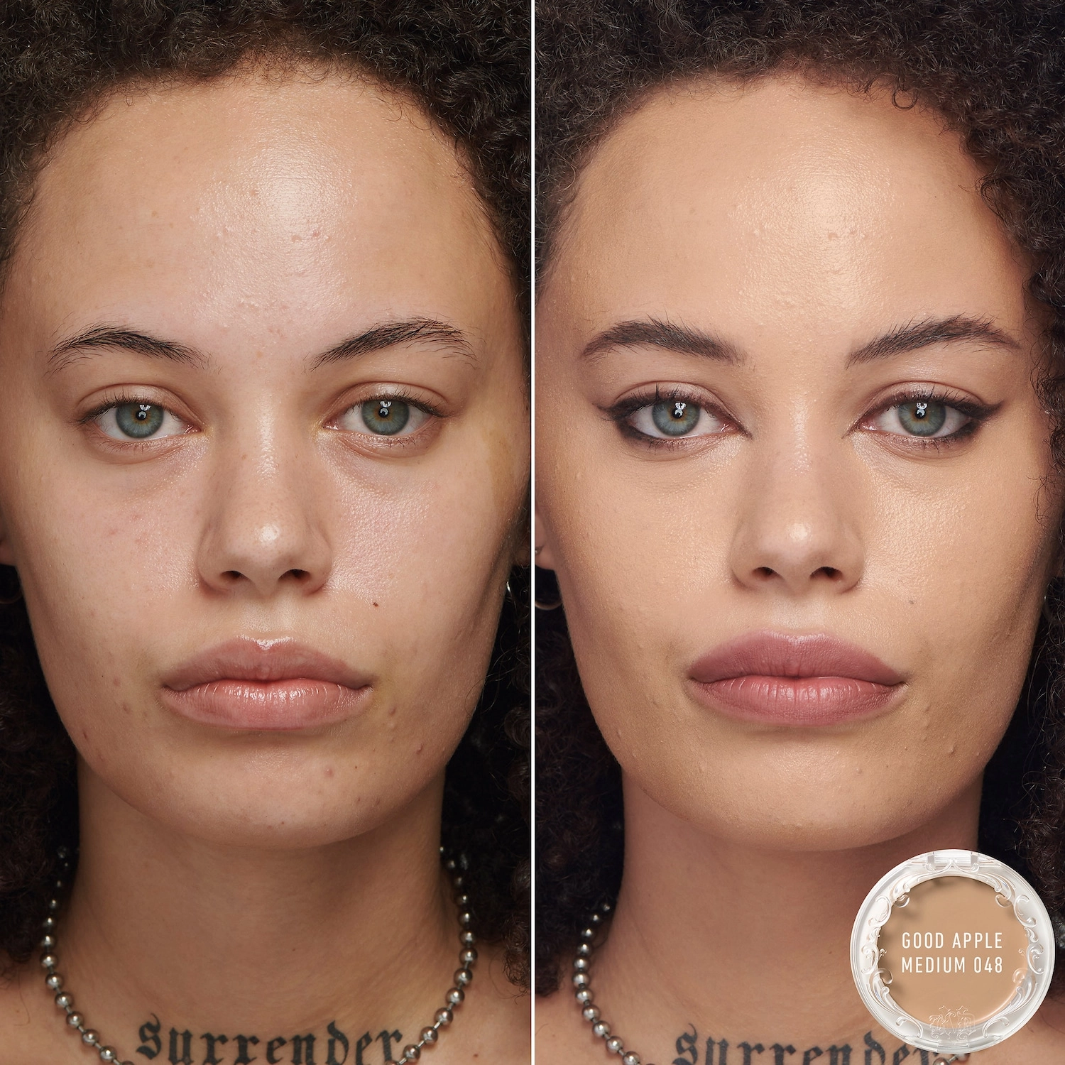 KVD Beauty Good Apple Lightweight Full-Coverage Cream Foundation Balm - Medium 042 - Image 2