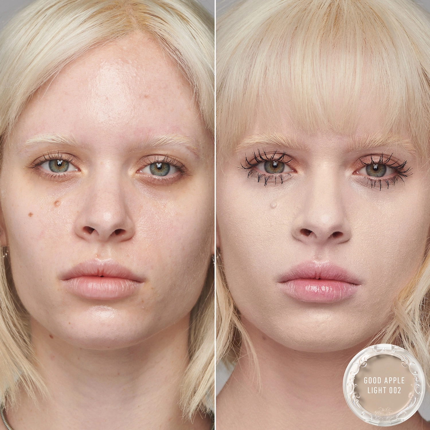 KVD Beauty Good Apple Lightweight Full-Coverage Cream Foundation Balm Color: Light 002 - Image 2