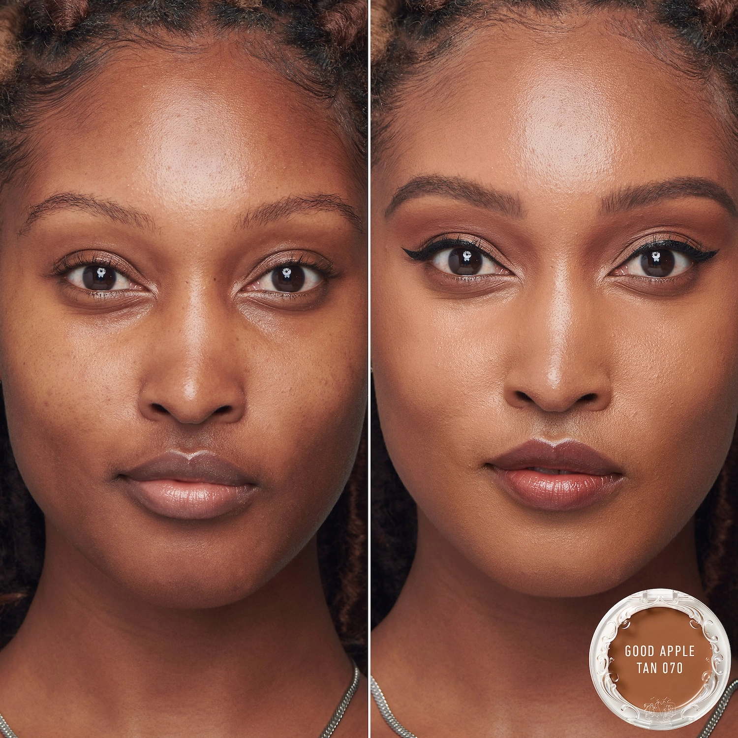 KVD Beauty Good Apple Lightweight Full-Coverage Cream Foundation Balm - Tan 070 - Image 2