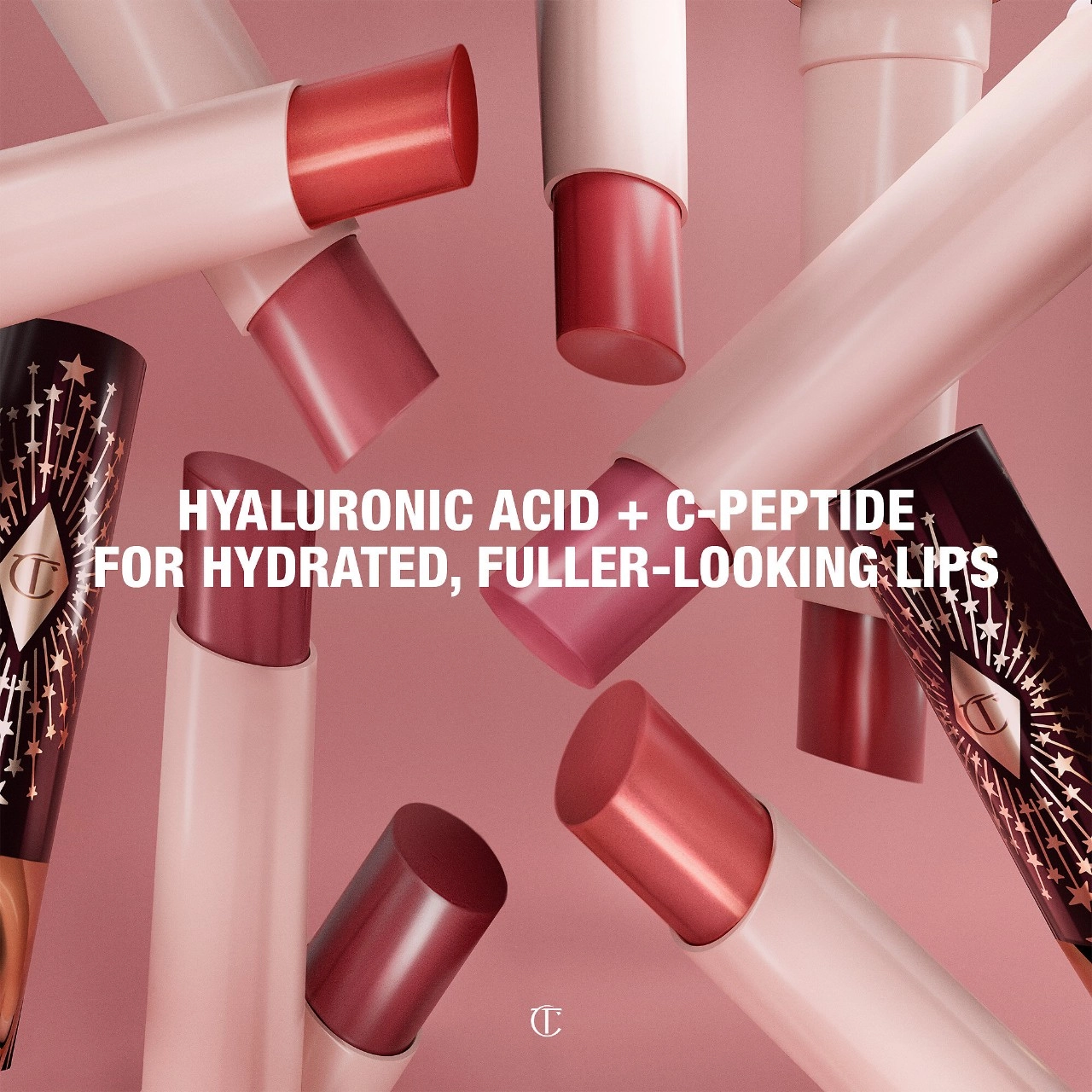 Charlotte Tilbury Hyaluronic Happikiss Lipstick Balm - Passion Kiss, Soft Brown, Vegan - Image 8