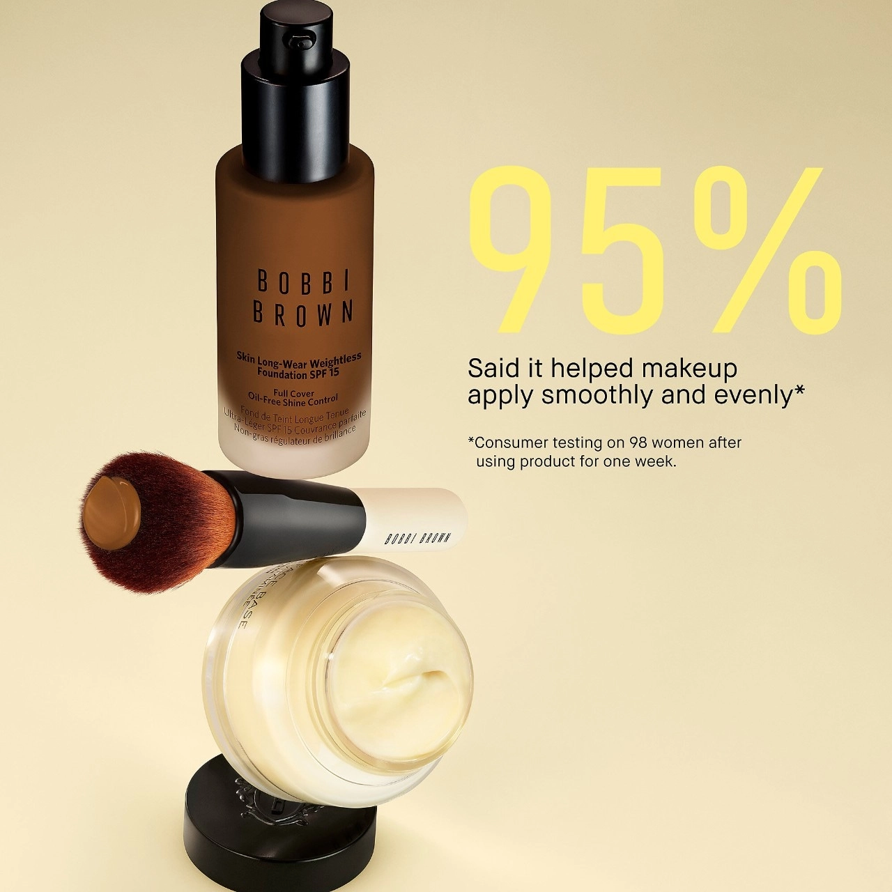 Bobbi Brown Jumbo Vitamin Enriched Face Base Primer Moisturizer 3.38 oz/100 mL Hyaluronic Acid Plumping Vitamin C - Image 13