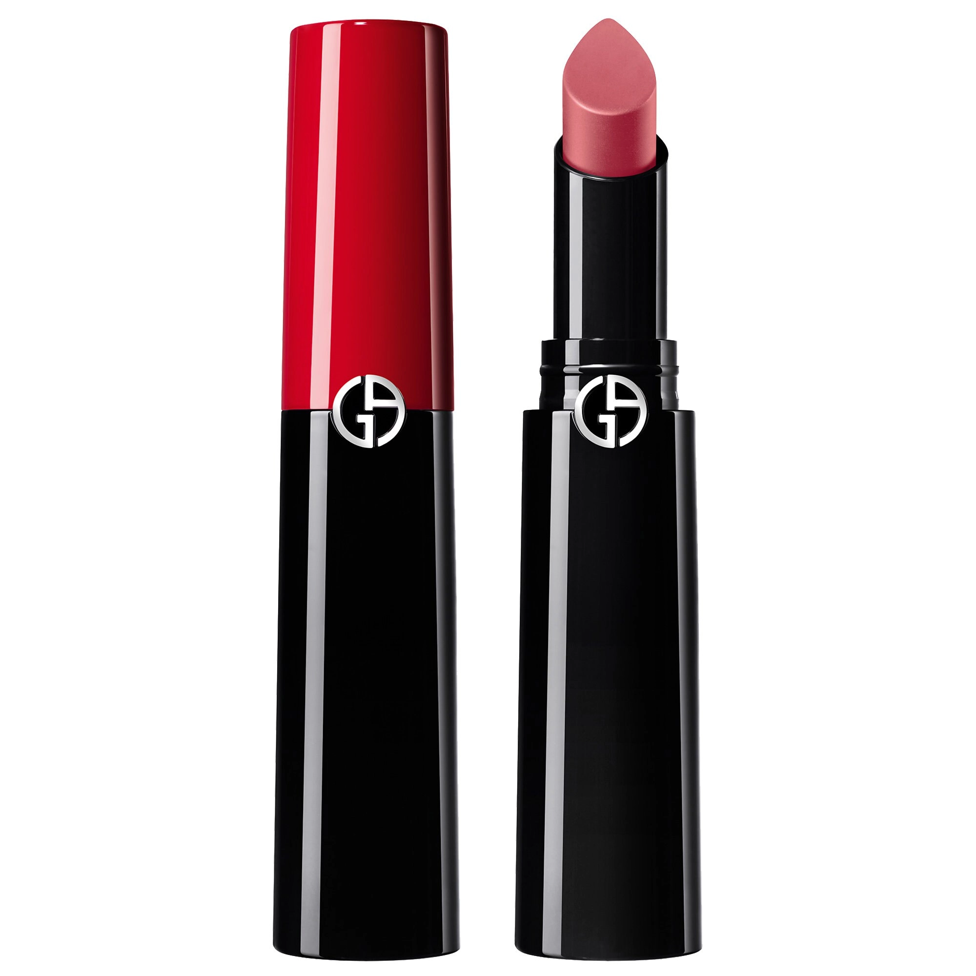 Armani Beauty Lip Power Satin Long Lasting Lipstick Color: 502 Desire - Medium Cool Pink