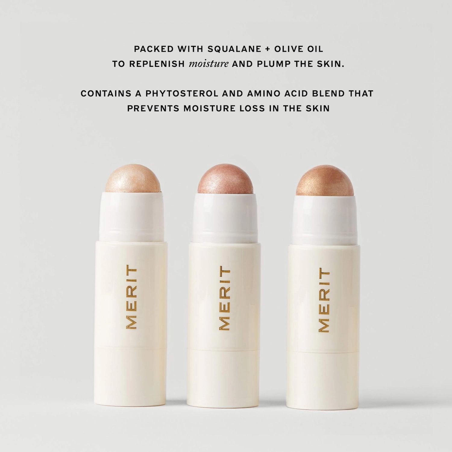 MERIT Day Glow Dewy Highlighting Balm Color: Cava - Champagne Vegan - Image 7