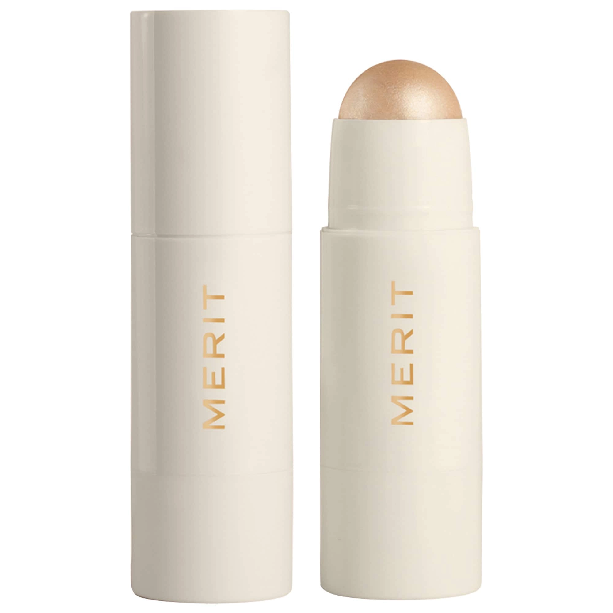 MERIT Day Glow Dewy Highlighting Balm Color: Cava - Champagne Vegan