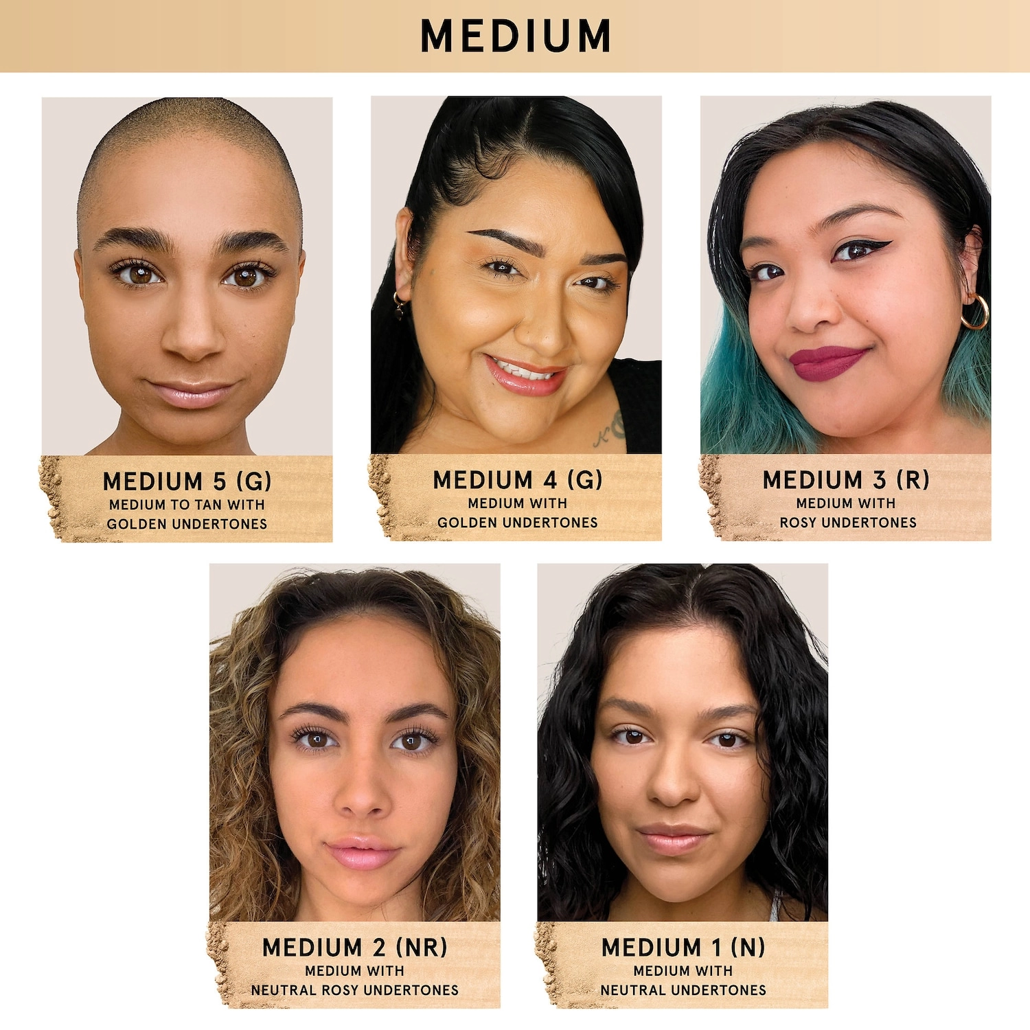ONE/SIZE by Patrick Starrr Turn Up The Base Versatile Powder Foundation - Medium 1 (N) - Image 3