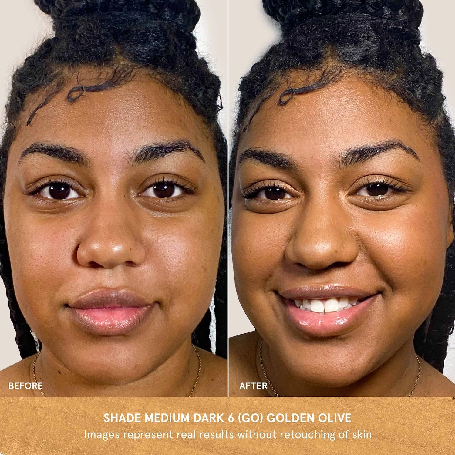 ONE/SIZE by Patrick Starrr Turn Up The Base Versatile Powder Foundation Color: Medium Dark 6 (GO) - Image 2