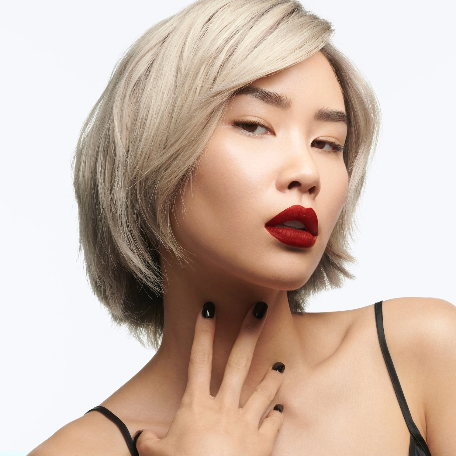 Yves Saint Laurent Rouge Pur Couture The Slim Matte Lipstick Color: 1966 Rouge Libre - Blood Red - Image 6