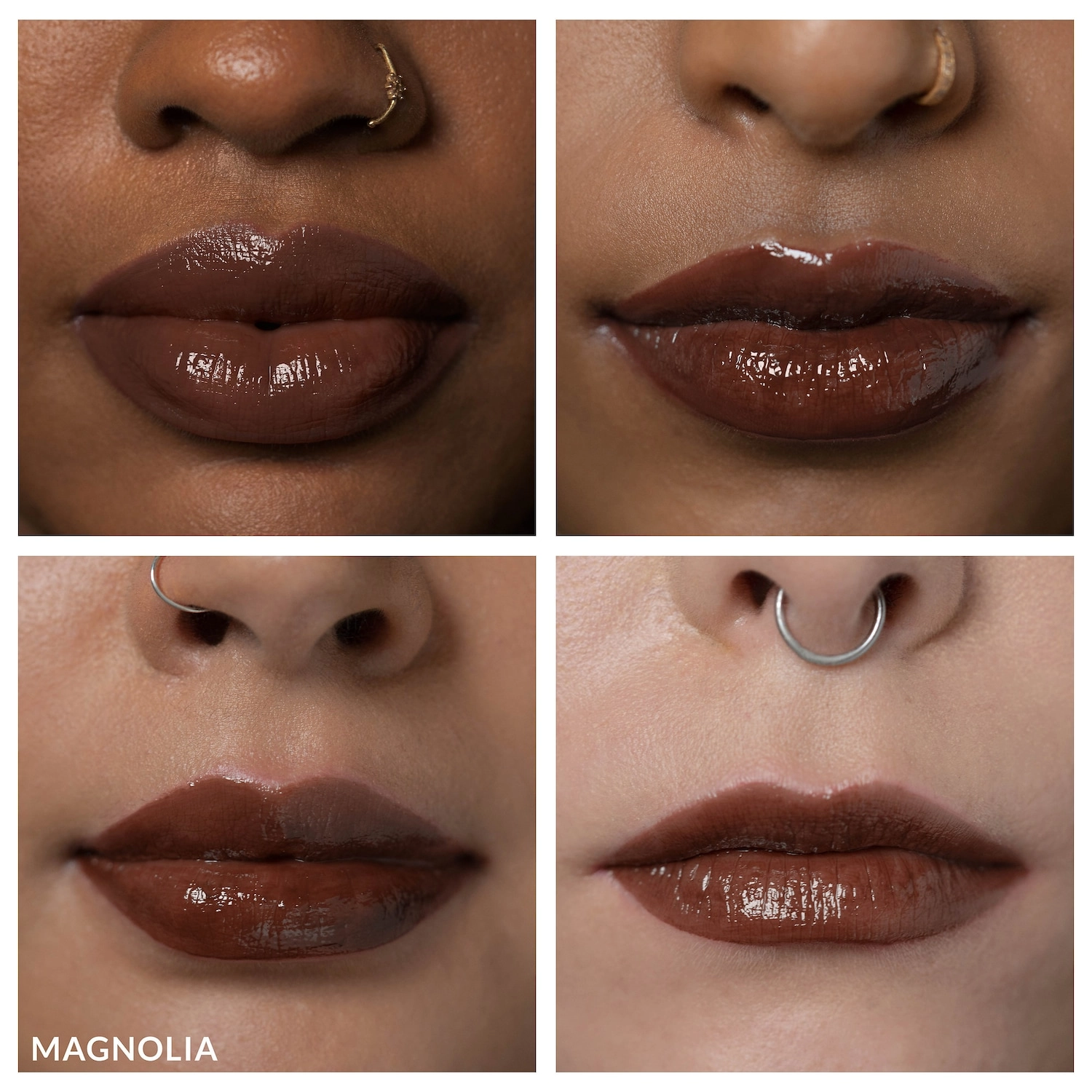 KVD Beauty XO High Shine Lip Gloss Color: Magnolia - True Chestnut - Image 2