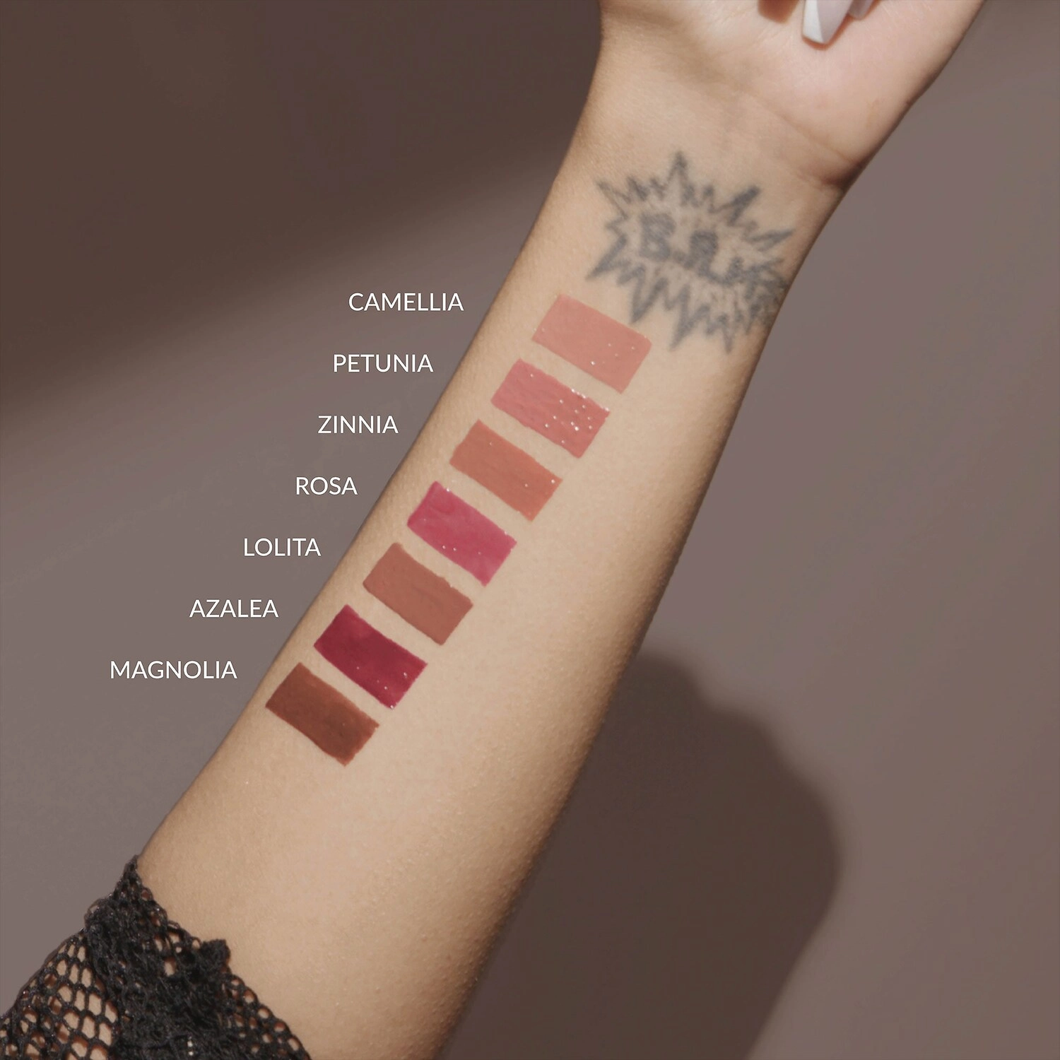 KVD Beauty XO High Shine Lip Gloss Color: Magnolia - True Chestnut - Image 3