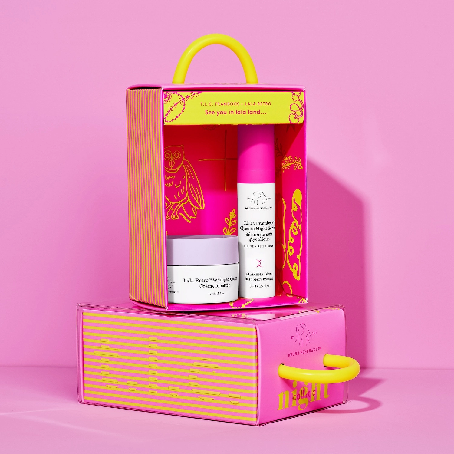 Drunk Elephant Call It A Night Glycolic Serum + Moisturizer Duo - Image 2