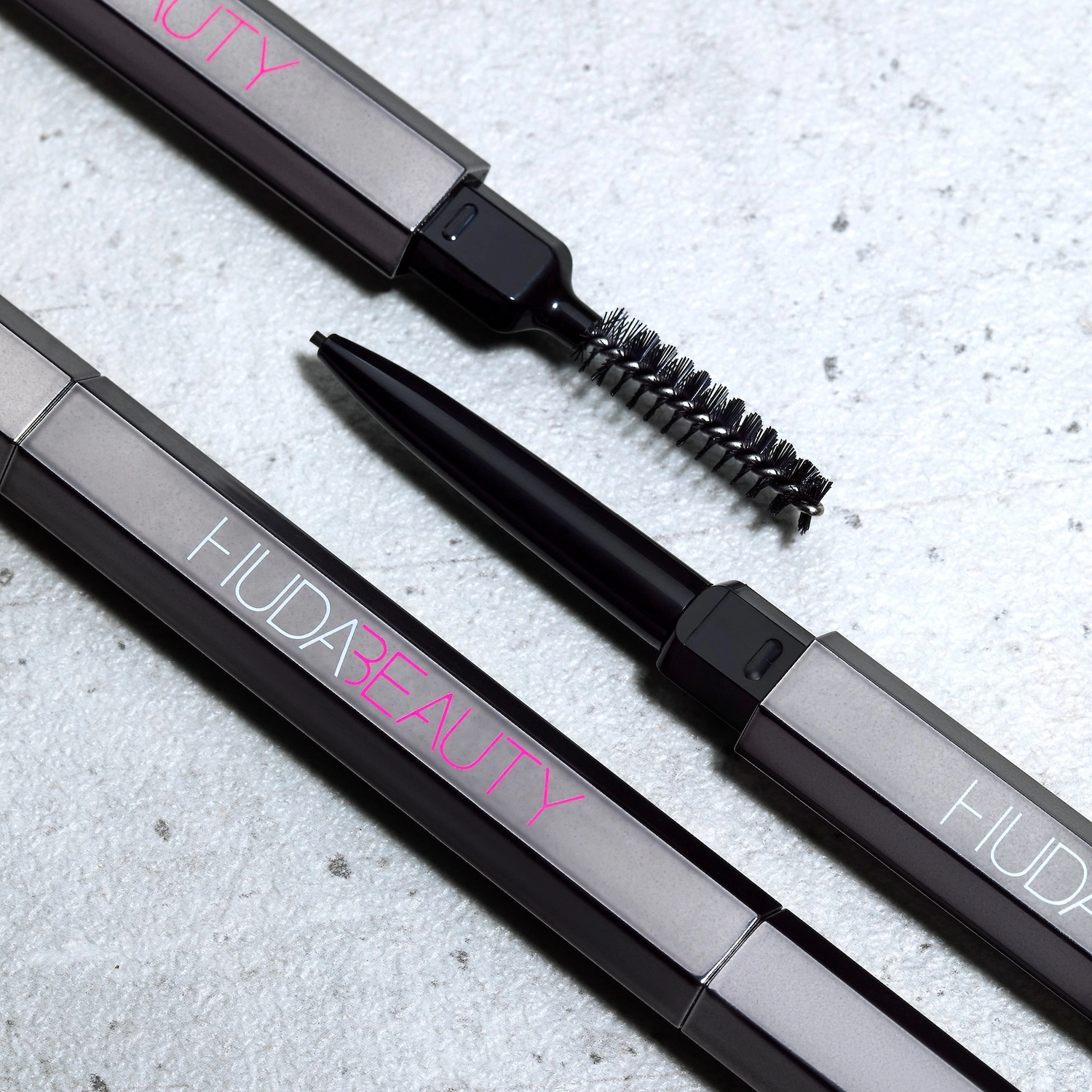 HUDA BEAUTY #BombBrows Microshade Brow Pencil - Soft Black - Image 7