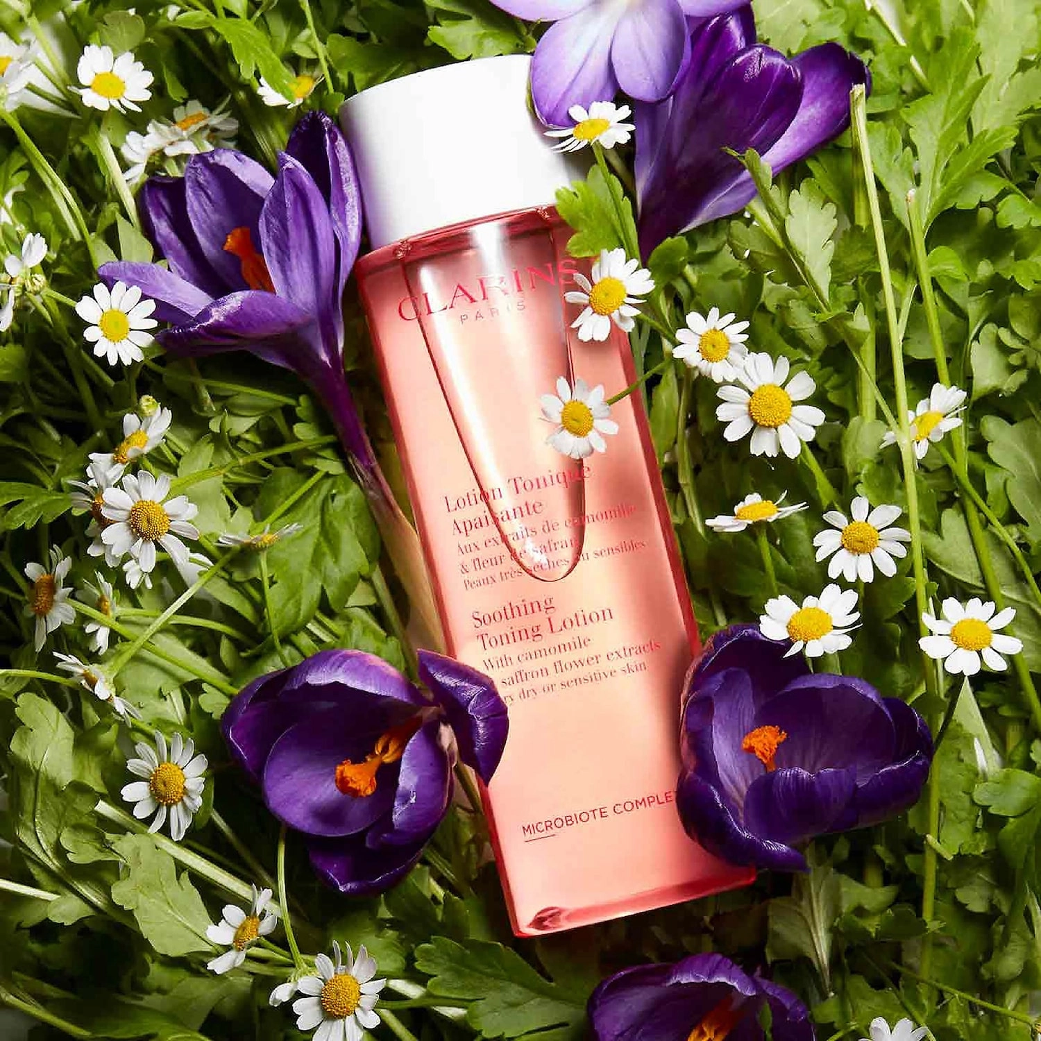 Clarins Soothing Toning Lotion with Chamomile 6.7 oz/200 mL - Redness, Dry Skin - Image 4