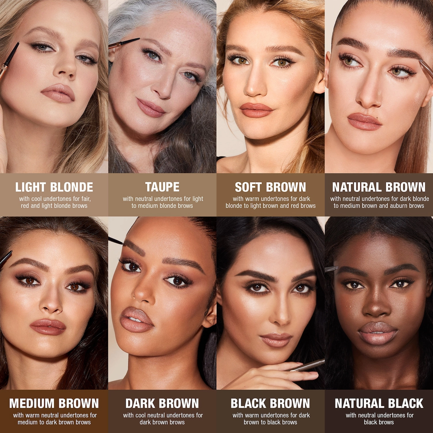 Charlotte Tilbury Brow Lift Refillable Triangular Eyebrow Pencil - Light Blonde, Vegan, Waterproof - Image 4