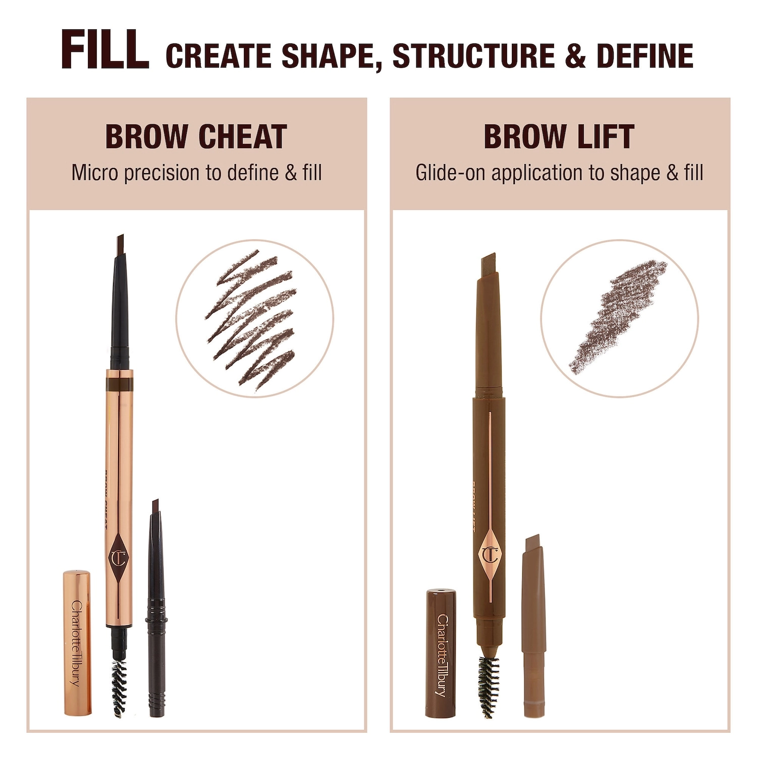 Charlotte Tilbury Brow Cheat Refillable Hair-Like Eyebrow Pencil - Light Blonde - Image 8
