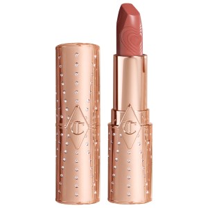 Charlotte Tilbury K.I.S.N.G Lipstick Color: Nude Romance - Peachy Nude Vegan Refill Available