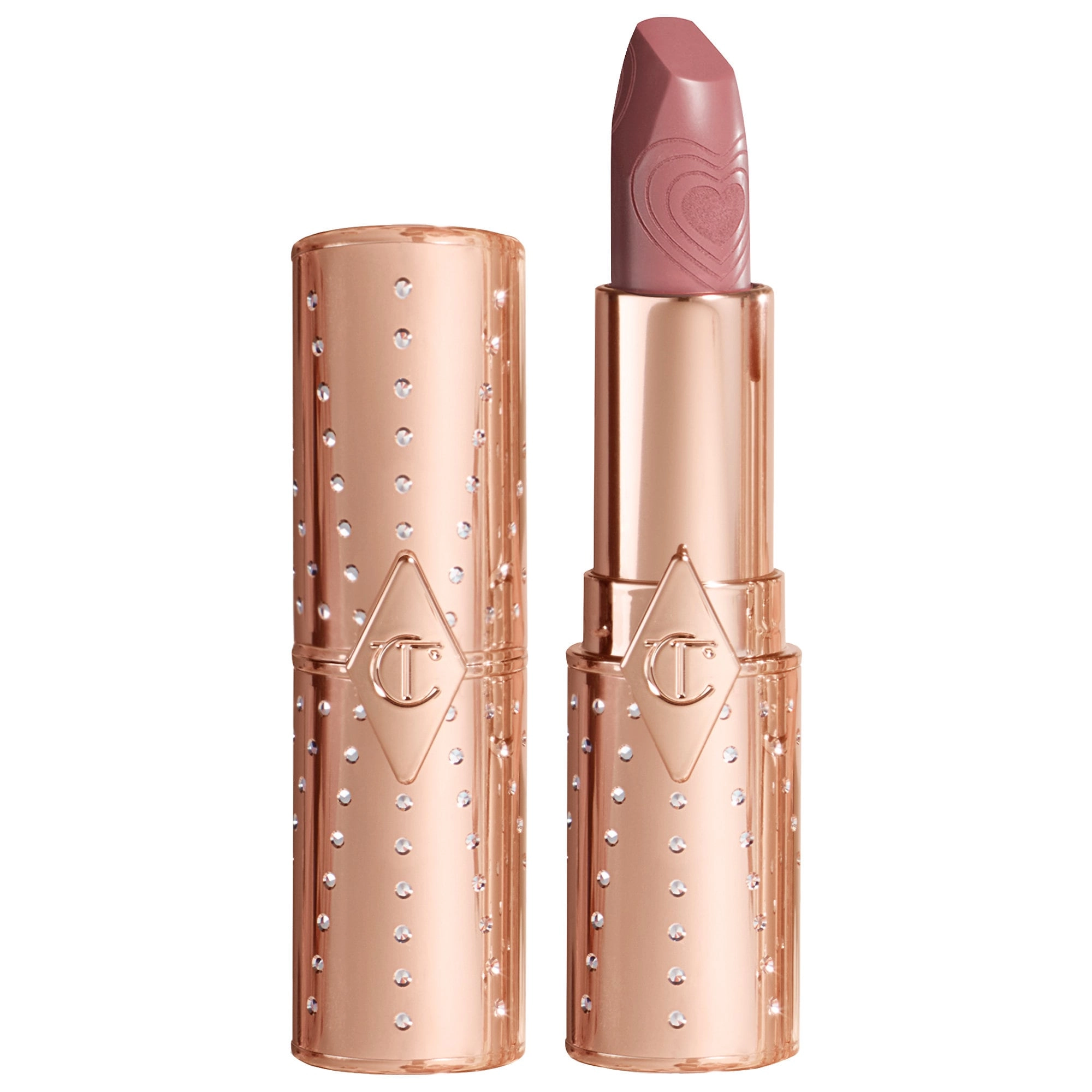 Charlotte Tilbury Matte Revolution Lipstick Color: Mrs. Kisses - Golden Peach