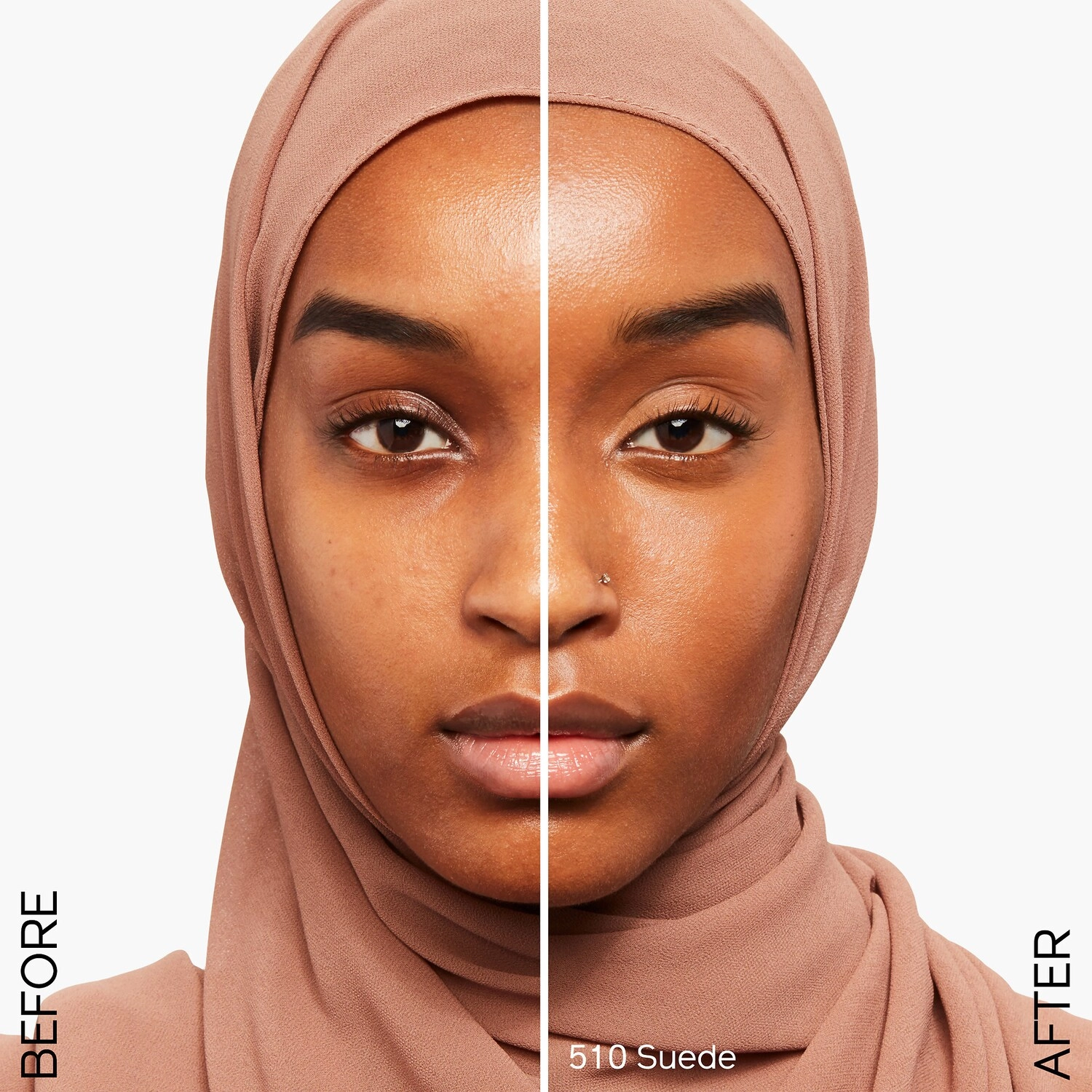 Shiseido Synchro Skin Radiant Lifting Foundation 510 Suede - Golden Tone for Deep Skin - Image 6