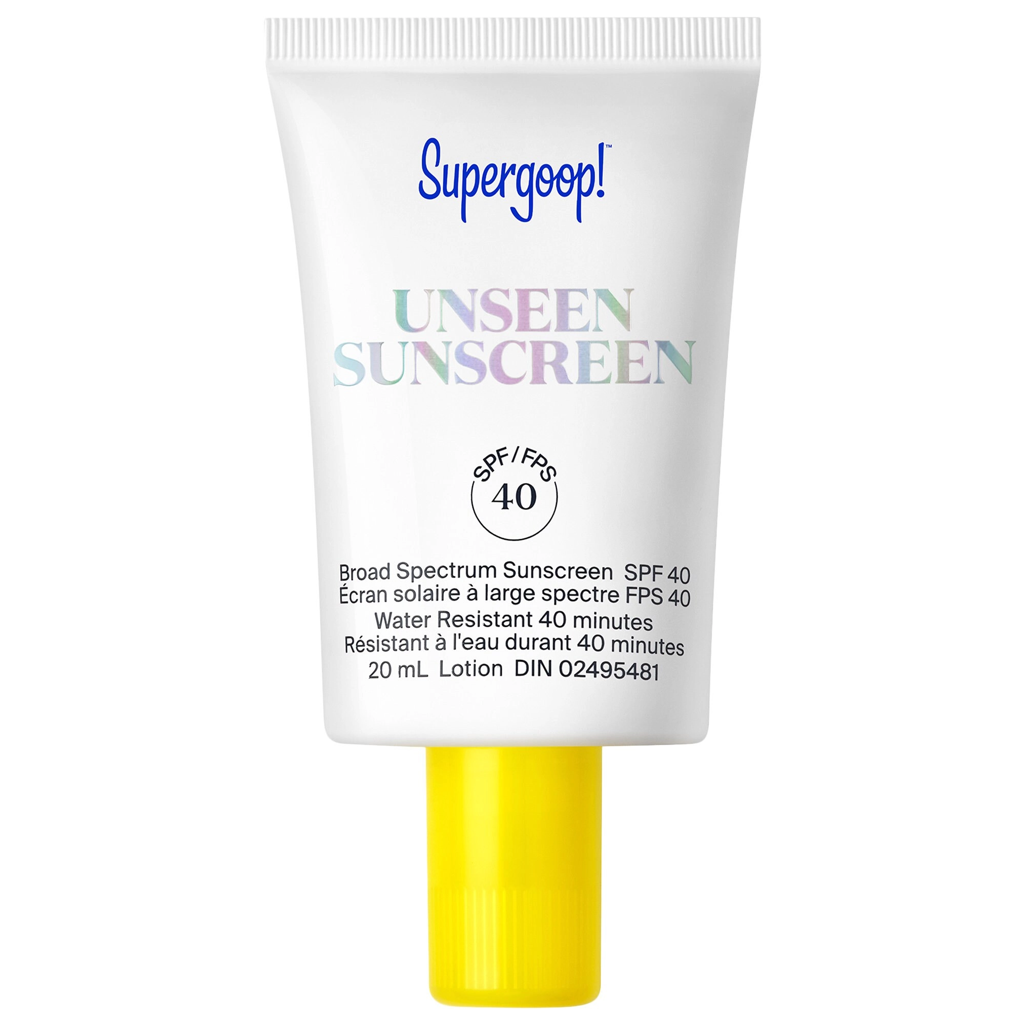 Supergoop! Unseen Sunscreen SPF 40 Natural Finish 20 mL